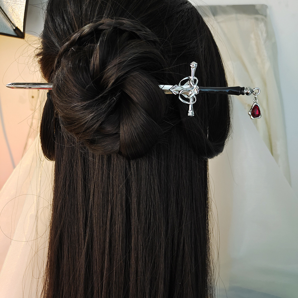 Cosplay Prop Dagger - Chinese Sword Shaped Hair Stick Vintage