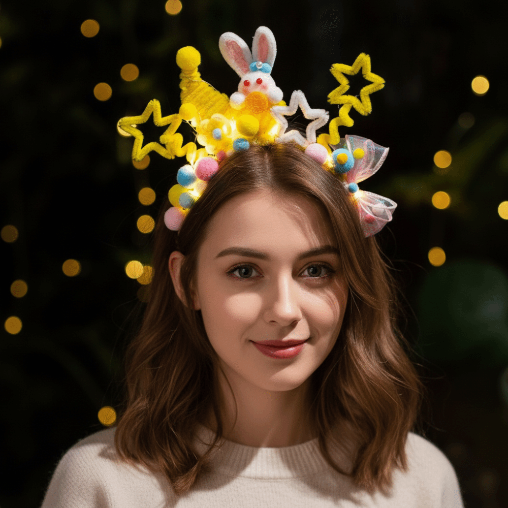 Handmade Bunny Headband Lumino - Easy Cosplay Prop ulasan dan harga