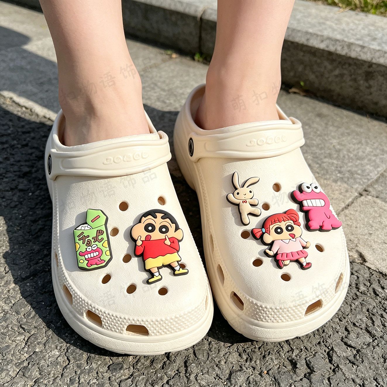 Crayon Shin-chan shoe flower a - Cosplay Prop Diy ulasan dan harga