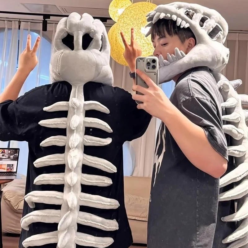 Creative Fishbone Shaped Plush - Fishbones Cosplay Prop ulasan dan harga