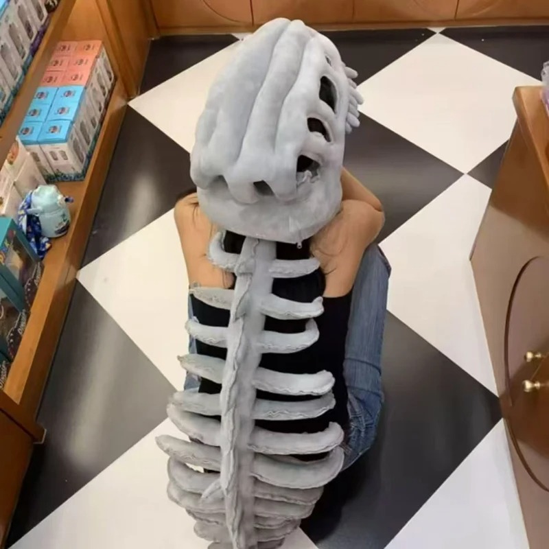Creative Fishbone Shaped Plush - Fishbones Cosplay Prop ulasan dan harga