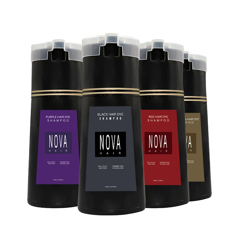 200ml Nova Hair Dye Shampoo Ha - Hair Spray Color ulasan dan harga