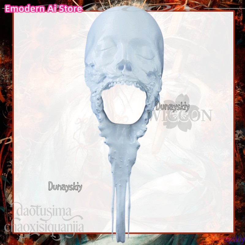 Horror Anime White DIY Colorin - Cosplay Prop Diy ulasan dan harga