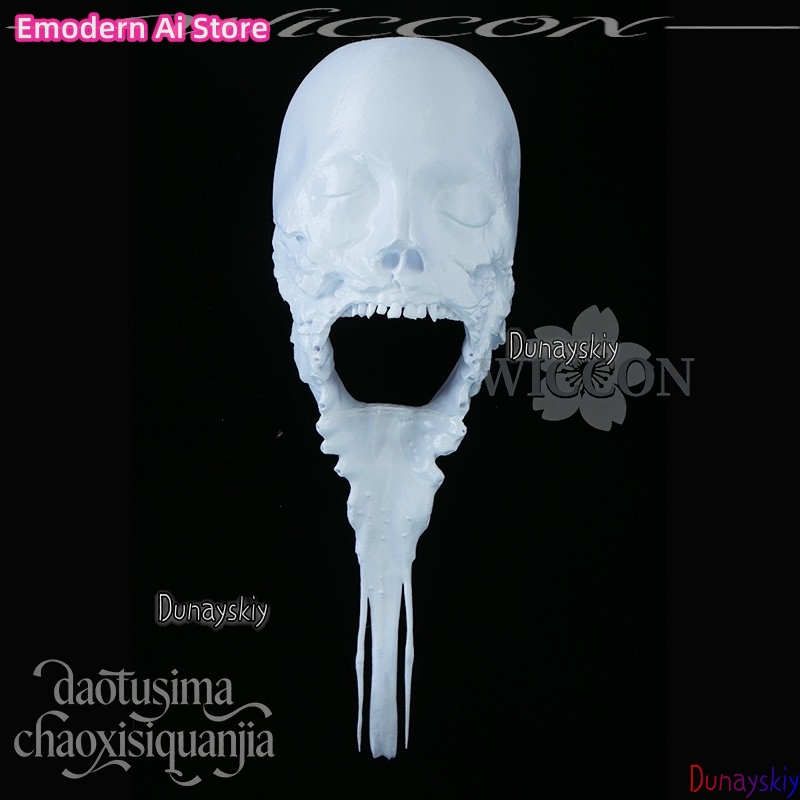 Horror Anime White DIY Colorin - Cosplay Prop Diy ulasan dan harga