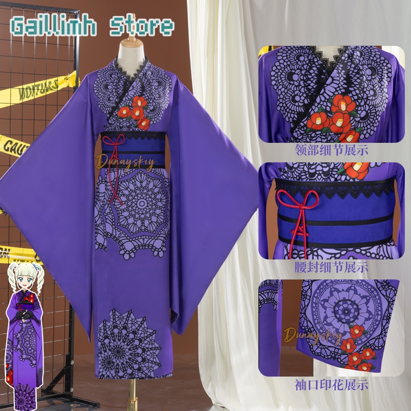 Aikatsu! Yurika Toudou Yukata  - Cosplay Prop Pattern ulasan dan harga