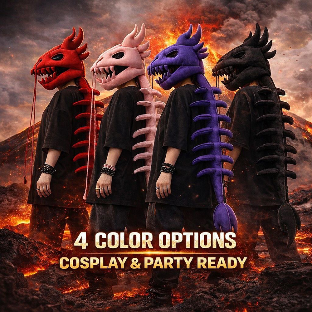 Dinosaur Skeleton Plush Headge - Cosplay Prop Pattern ulasan dan harga