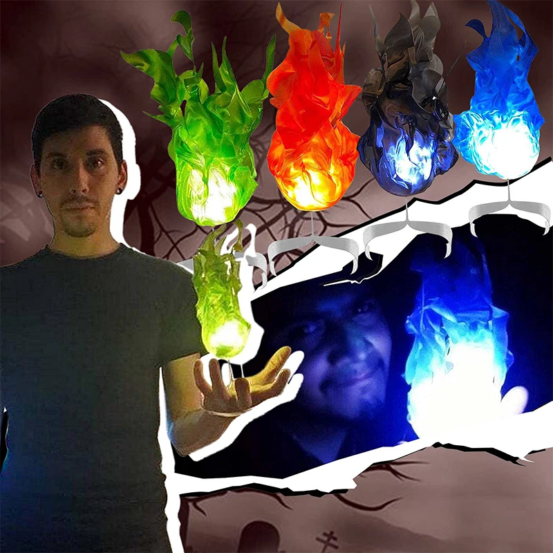 New Halloween Floating Firebal - Cosplay Fireball Prop ulasan dan harga