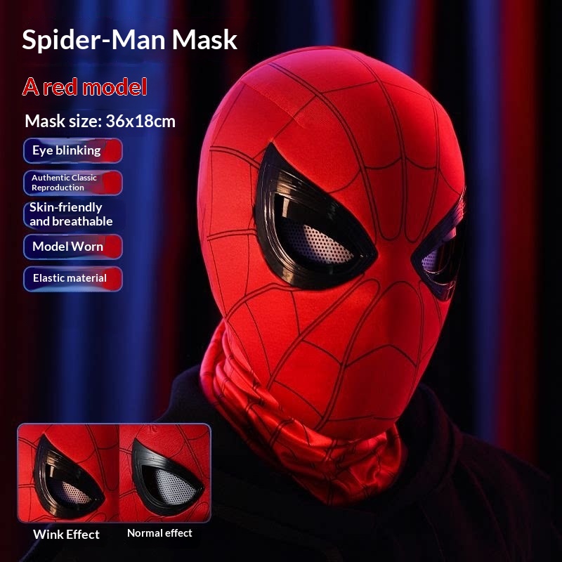 스파이더맨 Spider-Man Headgear Mova - Cosplay Prop Display ulasan dan harga