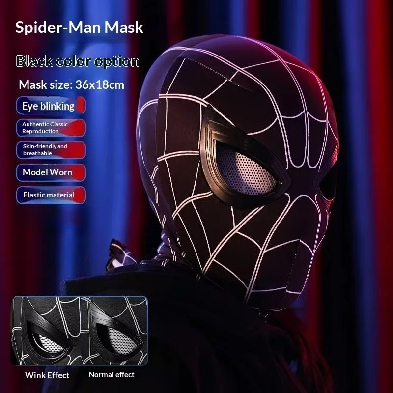 스파이더맨 Spider-Man Headgear Mova - Cosplay Prop Display ulasan dan harga