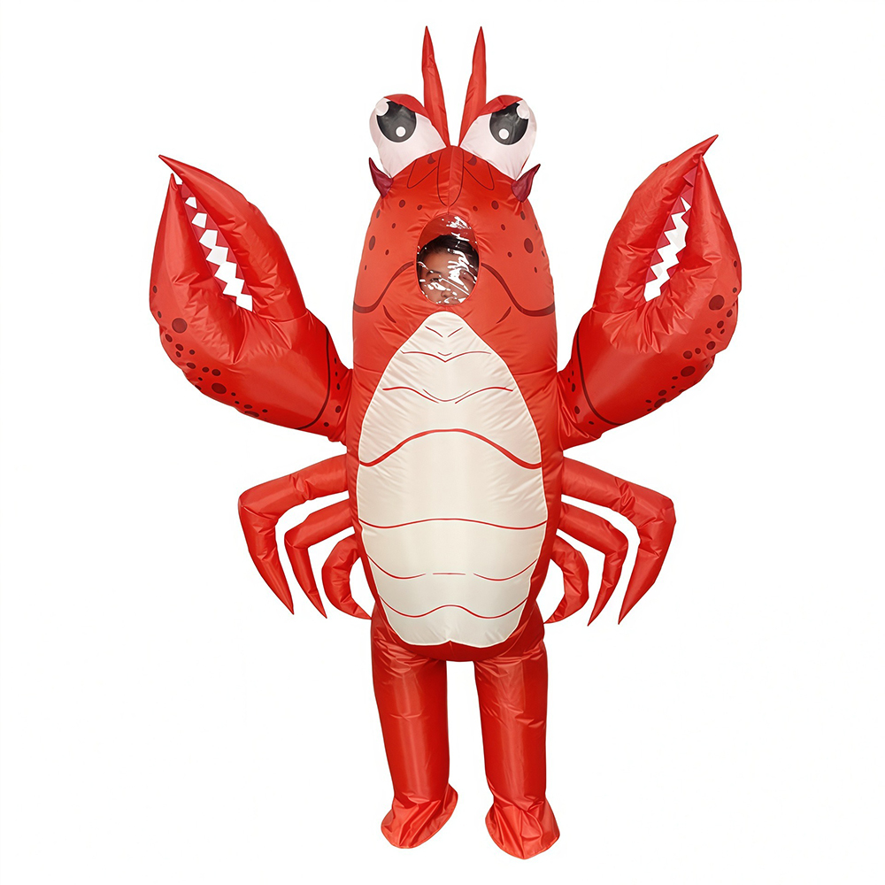 Red Lobster Inflatable Suit Fu - Cosplay Prop Business ulasan dan harga