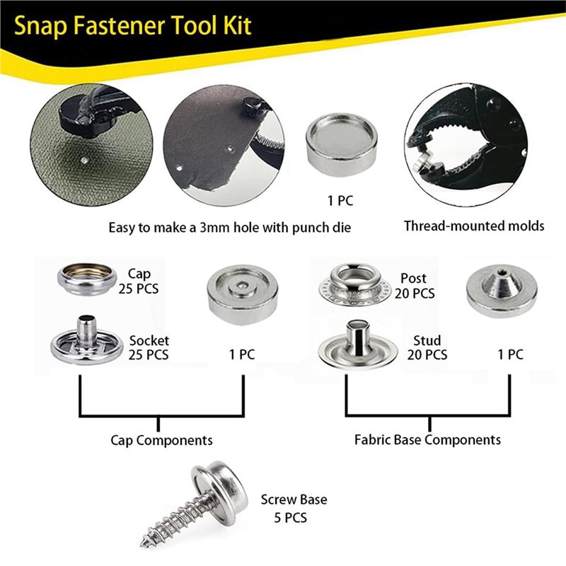 A68P-Heavy Duty Snap Fastener  - Snap Plier Setter ulasan dan harga