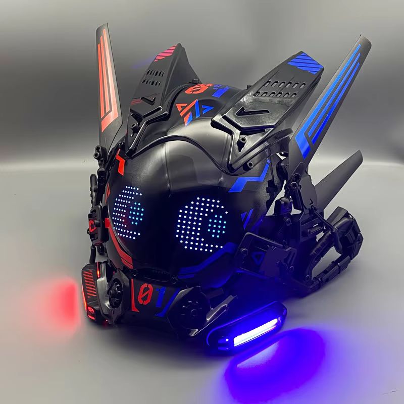 Cyber Punk Cos Mask Cosplay Me - Cosplay Prop Display ulasan dan harga