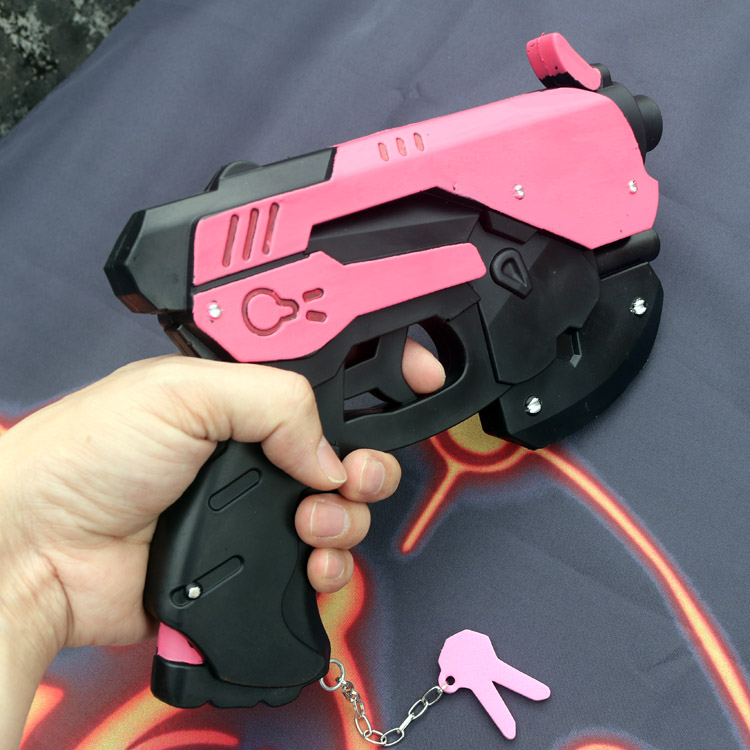 Real Size D.Va Pistol Gun Weap - Dva Cosplay Prop ulasan dan harga