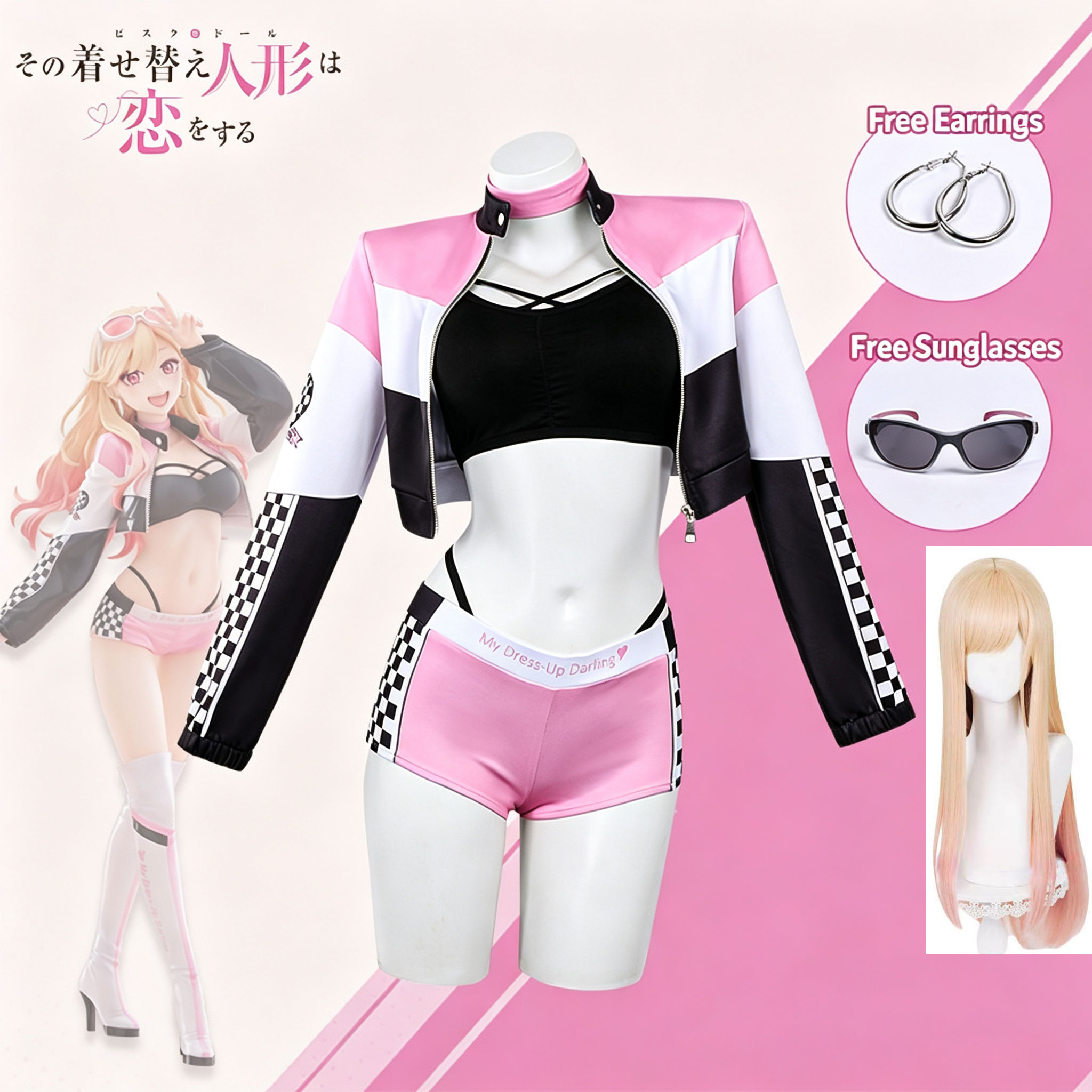 Anime My Dress Up Darling Wig  - Cosplay Prop Diy ulasan dan harga