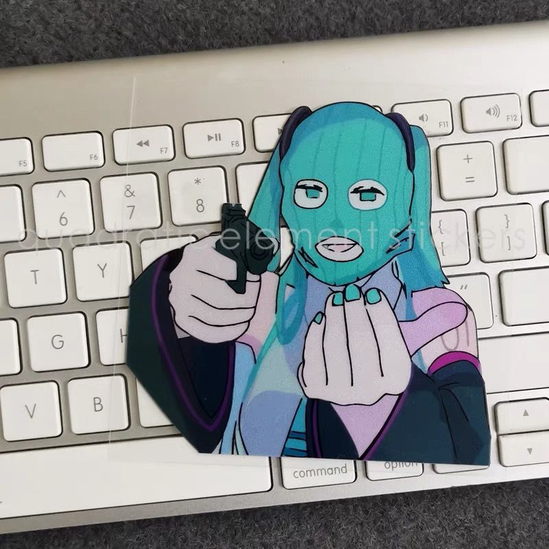 Miku Motorcycle Sticker Water  - Cosplay Prop Diy ulasan dan harga