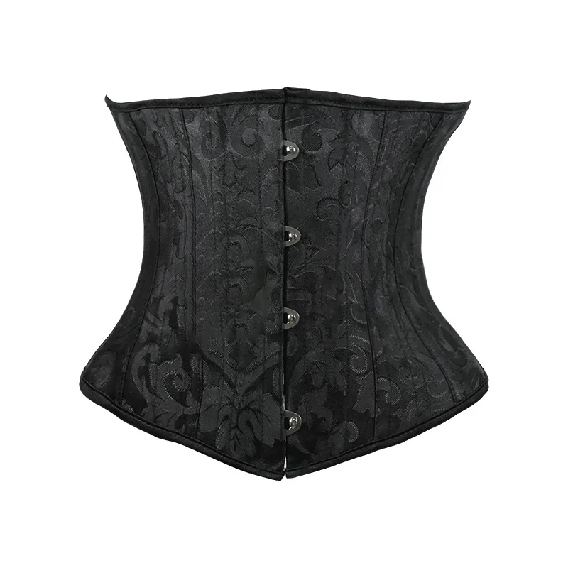 Underbust White Black Corset W - Boning Corset Steel ulasan dan harga