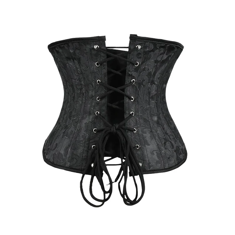 Underbust White Black Corset W - Boning Corset Steel ulasan dan harga