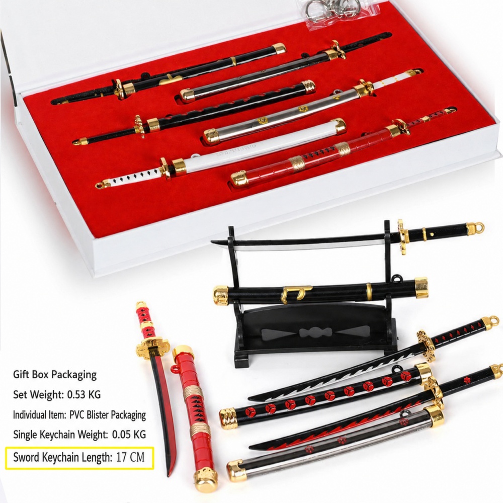 Anime One Piece Zoro Sword Key - Cosplay Prop Dagger ulasan dan harga