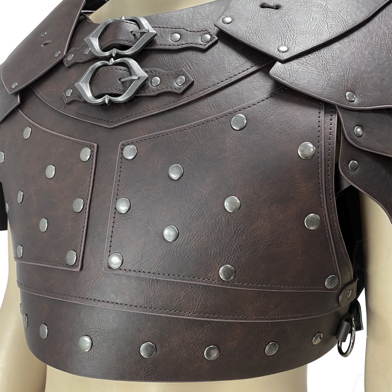 Medieval Studded Shoulder Ches - Prop For Cosplay ulasan dan harga
