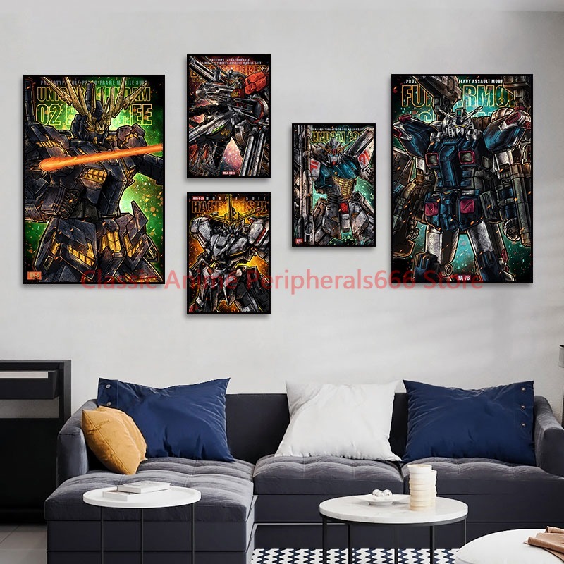 Retro Gundam Hanging Painting, - Bandai Gundam Hg ulasan dan harga