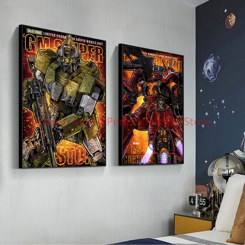 Retro Gundam Hanging Painting, - Bandai Gundam Hg ulasan dan harga