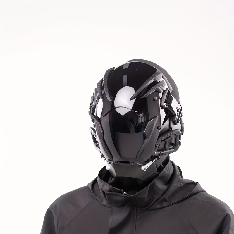 Cyberpunk Futuristic Mask, Pre - Cosplay Prop Designer ulasan dan harga