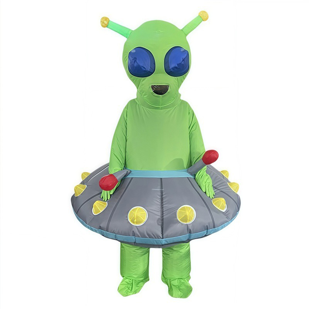 Green UFO Alien Inflatable Sui - Cosplay Prop Business ulasan dan harga
