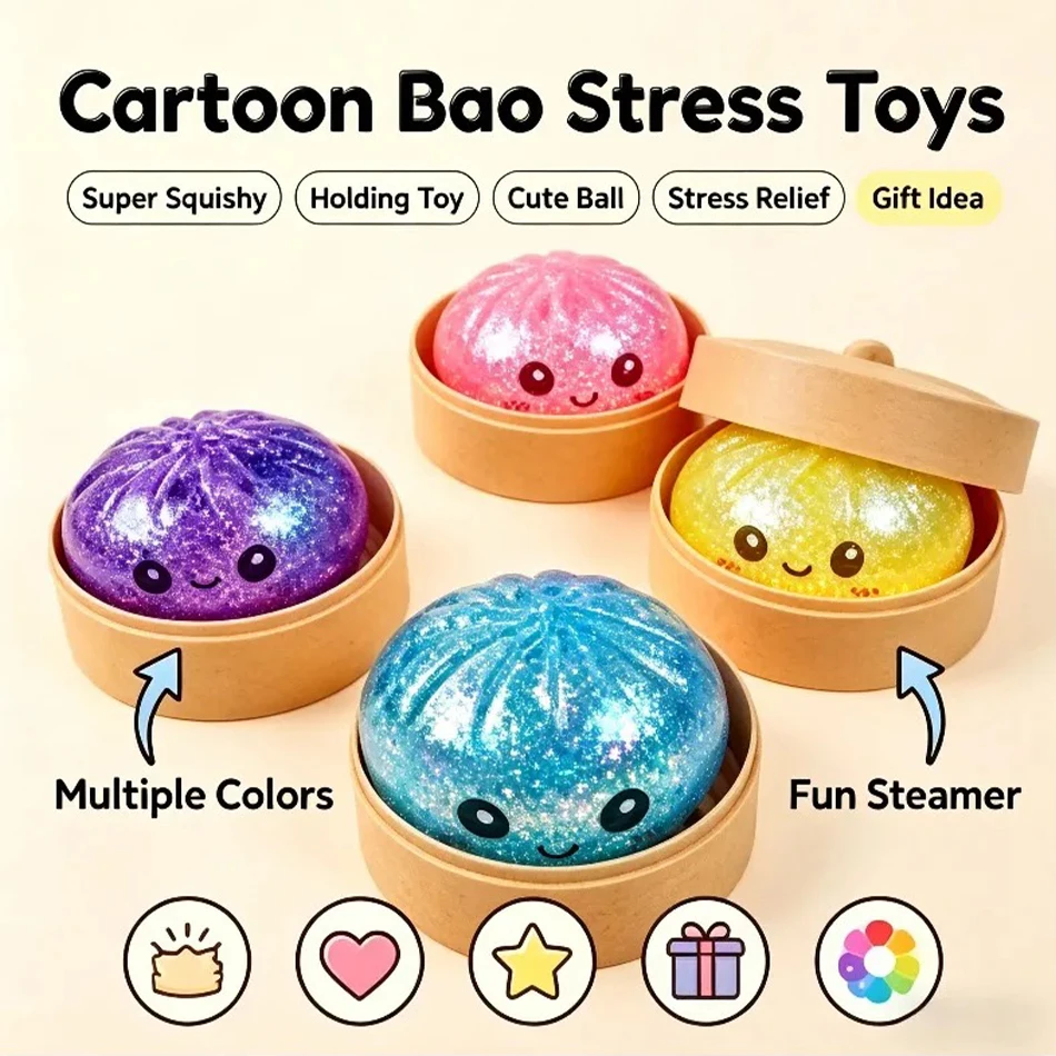 Glitter Dumpling Squishy with  - Cosplay Fireball Prop ulasan dan harga
