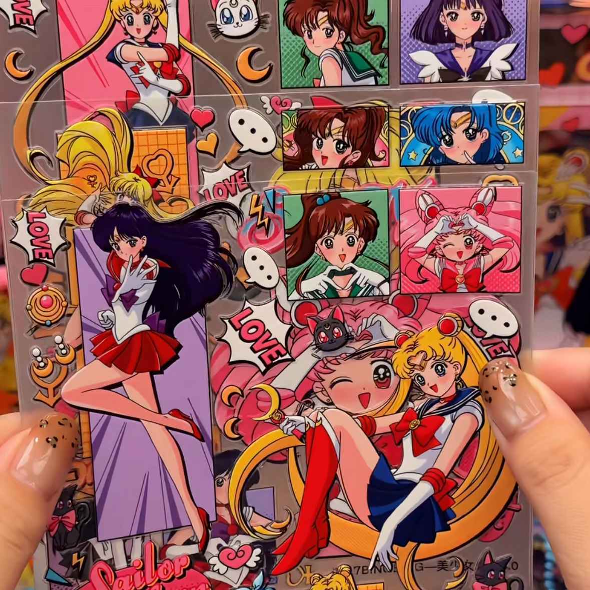 Sailor Moon jelly 3D 5D planne - Cosplay Prop Diy ulasan dan harga