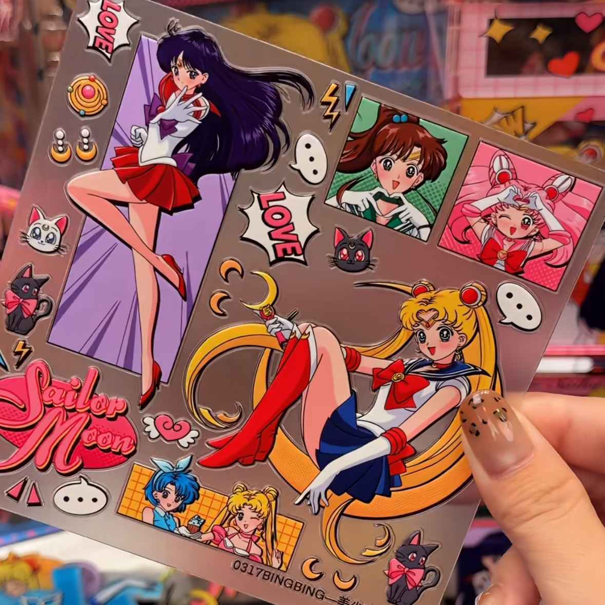 Sailor Moon jelly 3D 5D planne - Cosplay Prop Diy ulasan dan harga