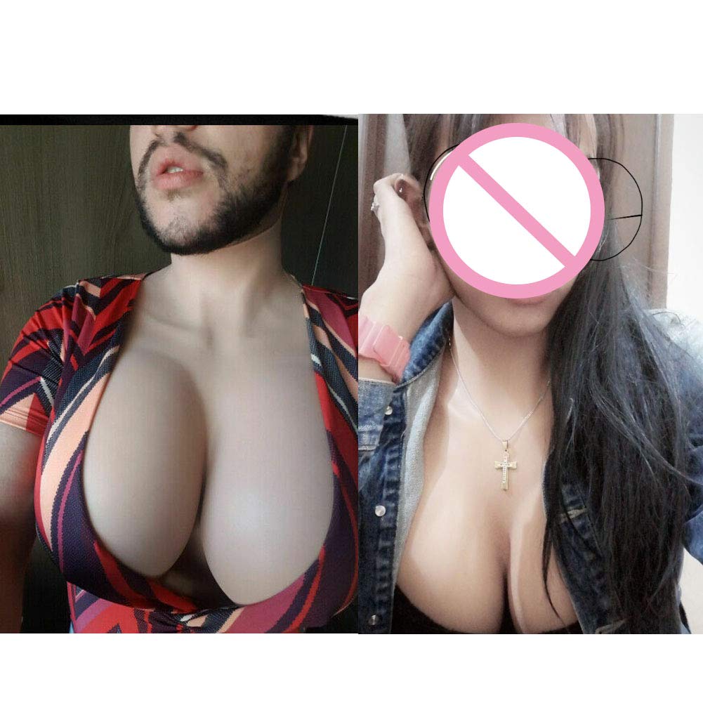 Fake Boobs For Men Silicone Fi - Cosplay Prop Filler ulasan dan harga