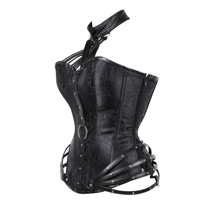 Gothic Steampunk Corset Tops w - Boning Corset Steel ulasan dan harga