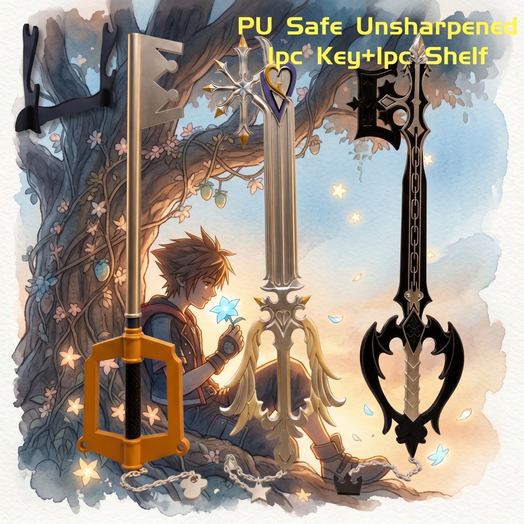 34inch Kingdom Hearts Sora Key - Keyblade Cosplay Prop ulasan dan harga