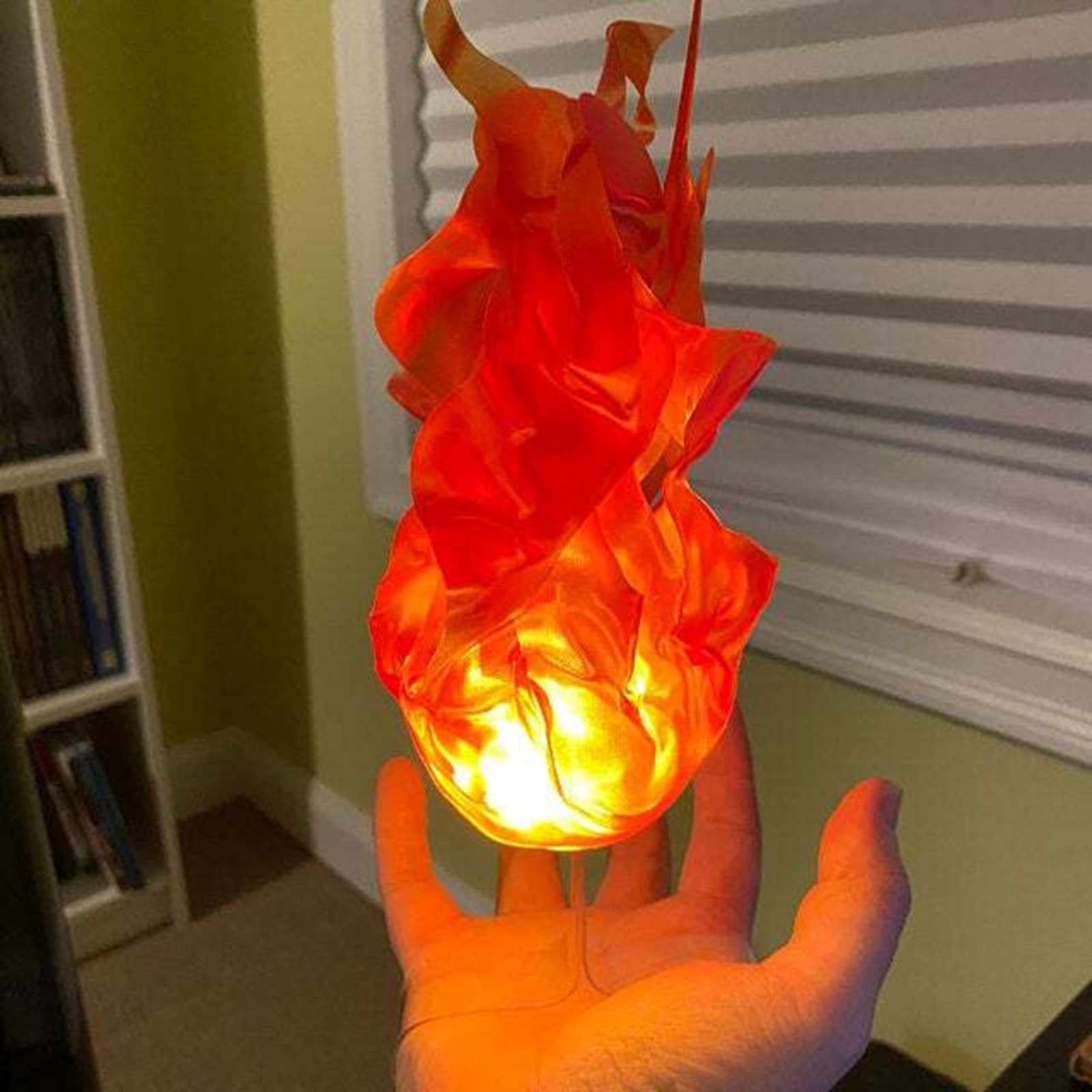 Halloween Hanging Floating Fir - Cosplay Fireball Prop ulasan dan harga
