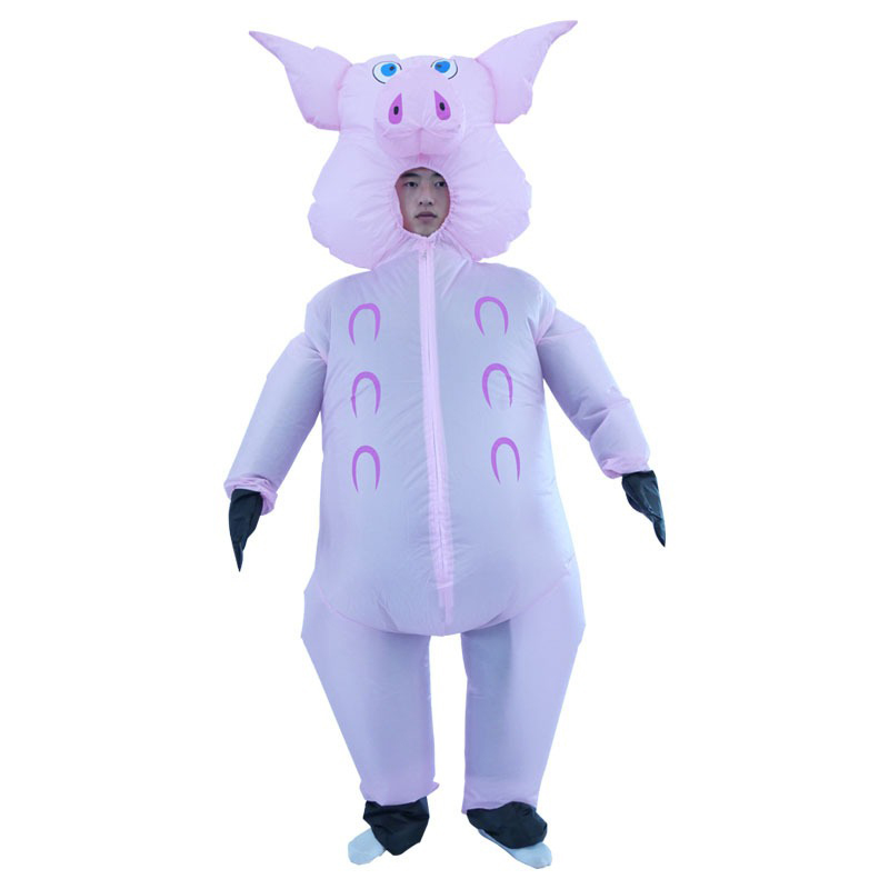 Pink Pig Inflatable Suit Busin - Cosplay Prop Business ulasan dan harga