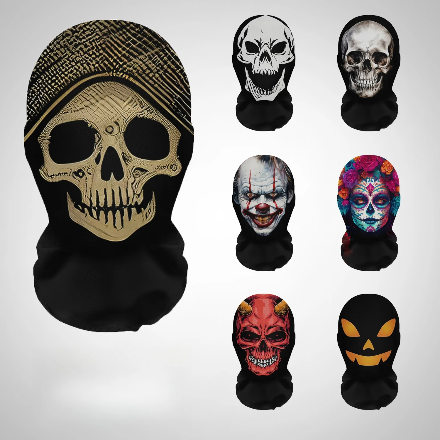 Halloween Terror Masks 3D Prin - Cosplay Prop Pattern ulasan dan harga