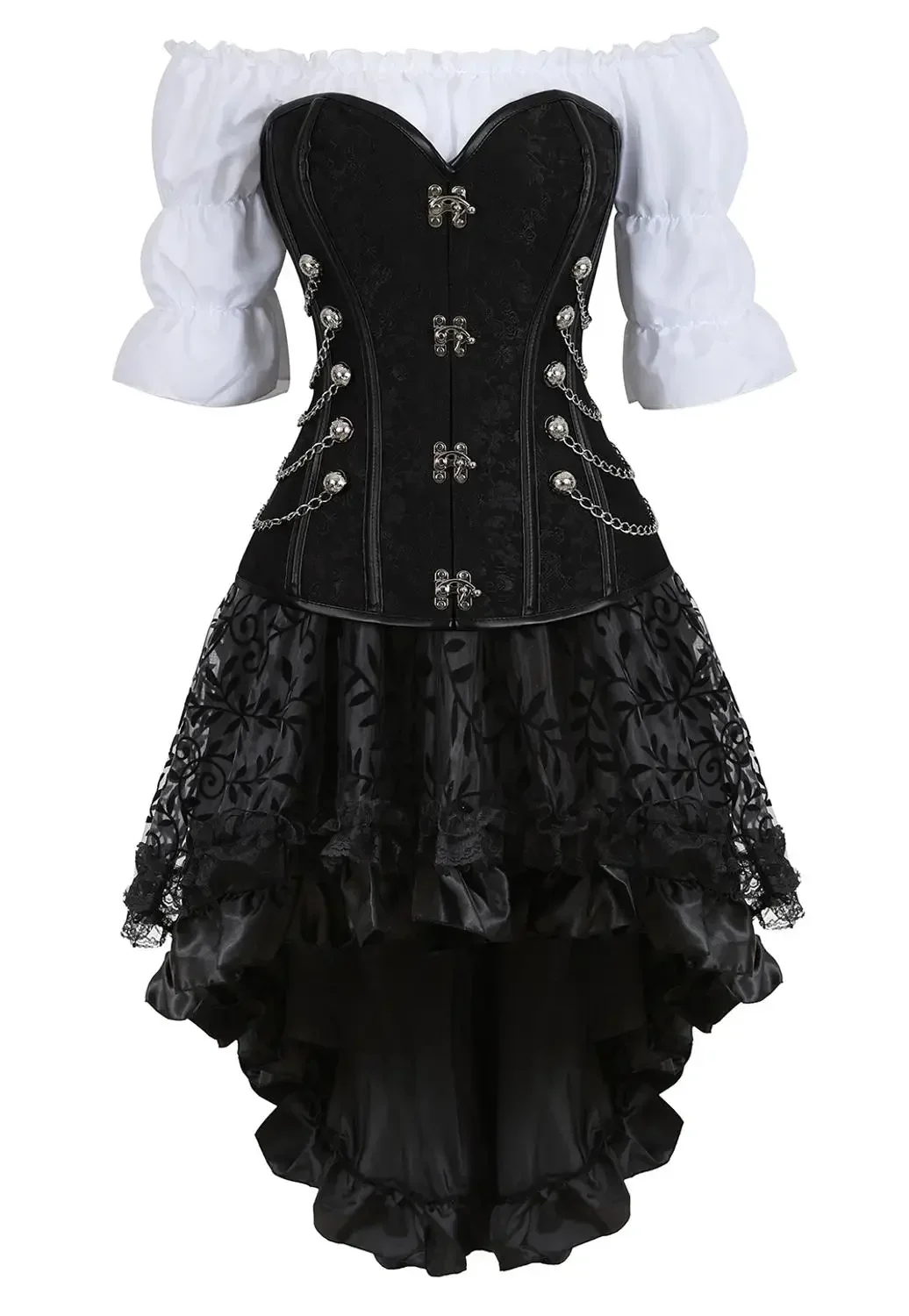 Womens Pirate Corset Leather S - Boning Corset Steel ulasan dan harga