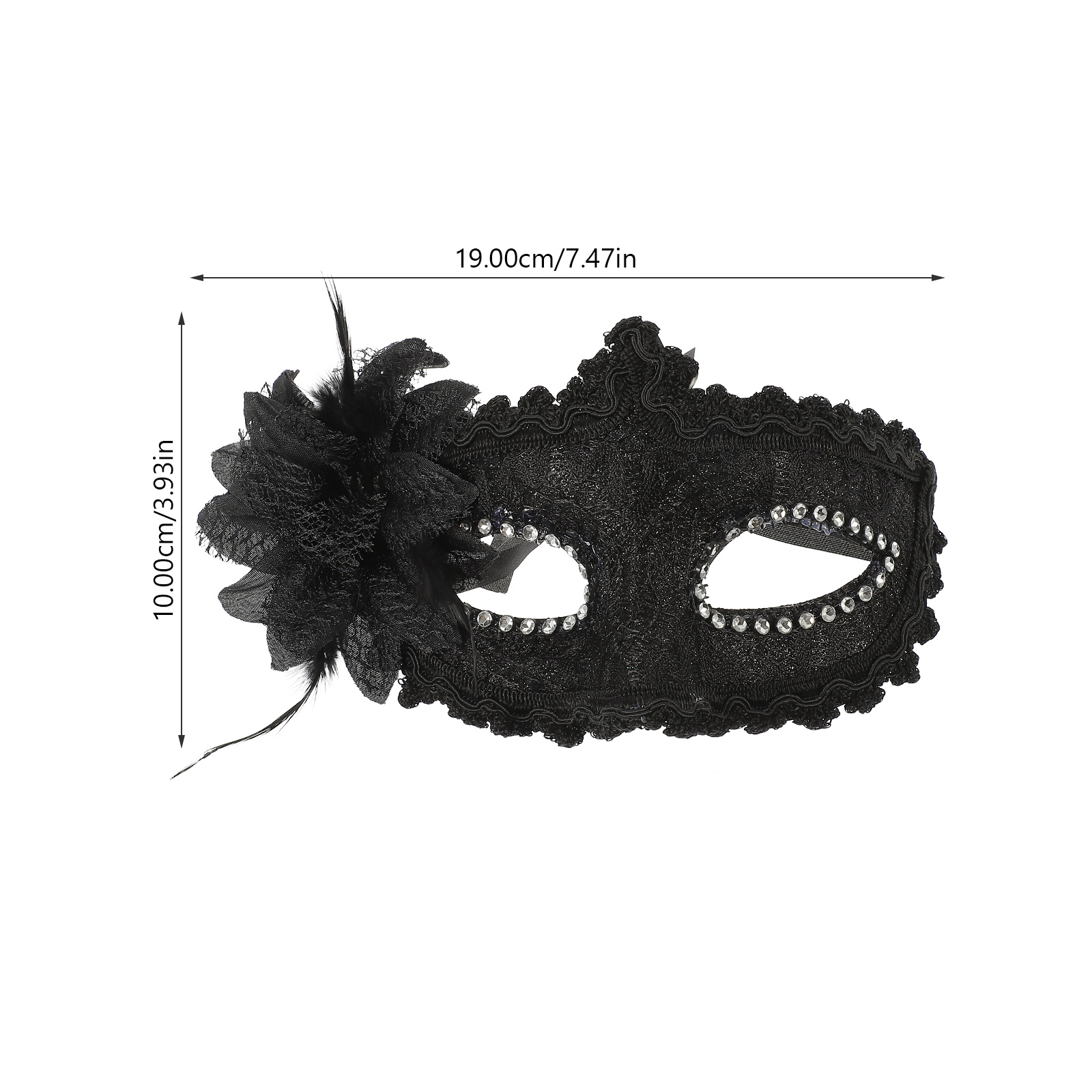 Princess Lace Mask Half Face M - Cosplay Prop Designer ulasan dan harga