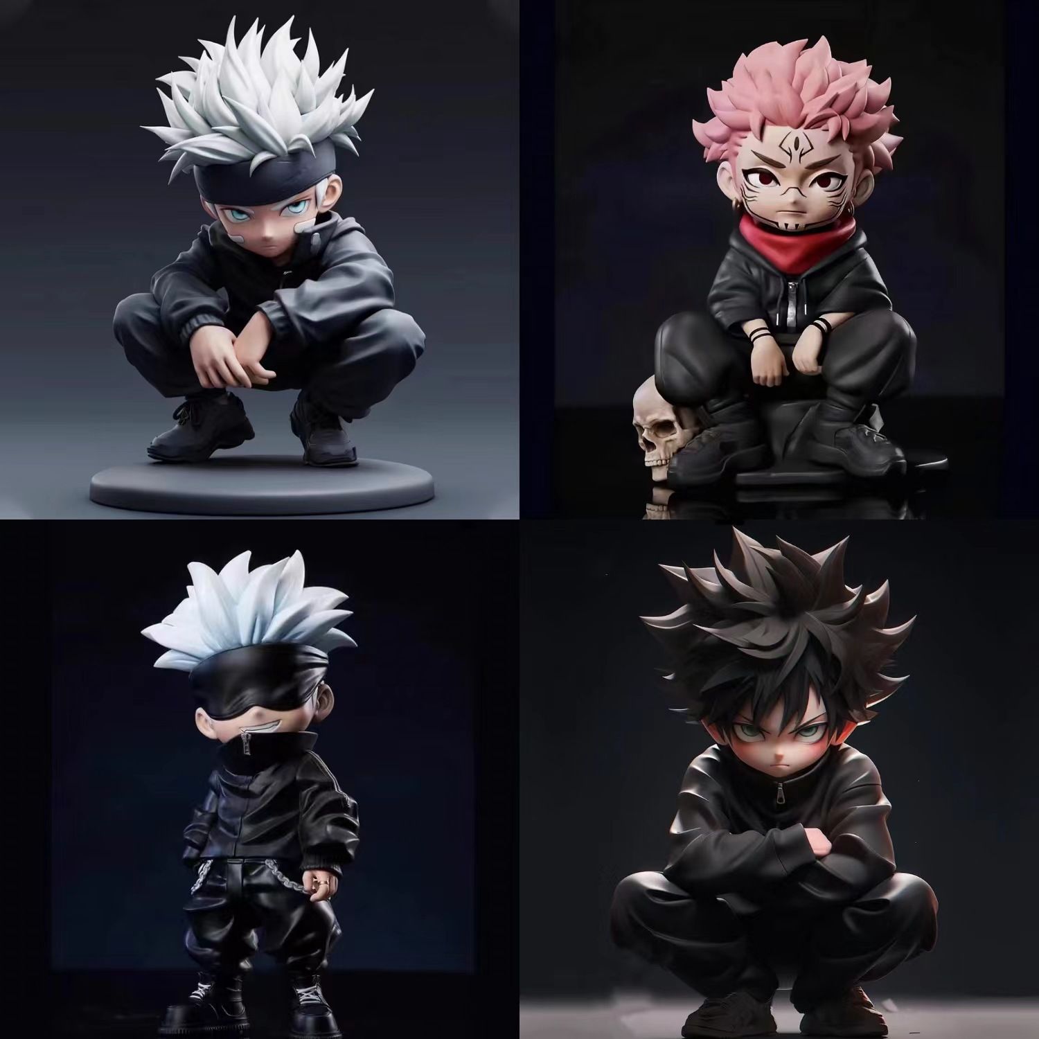 Jujutsu Kaisen figure - crouch - Cosplay Prop Display ulasan dan harga
