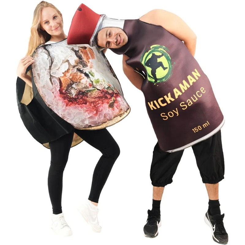 2pcs/set Sushi Soy Sauce Combi - Cosplay Prop Business ulasan dan harga