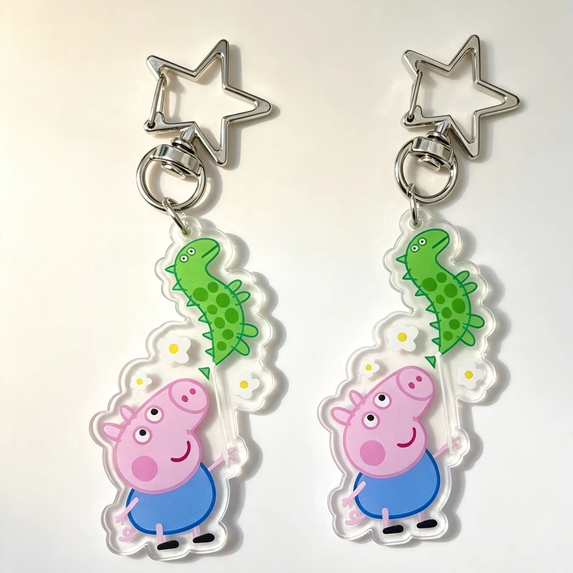 Peppa Pig George Acrylic Figur - Cosplay Prop Diy ulasan dan harga