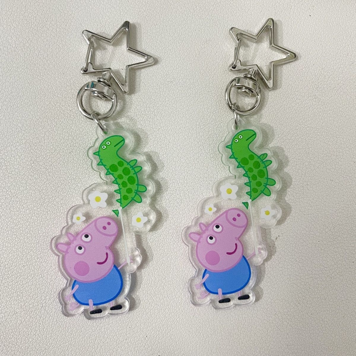 Peppa Pig George Acrylic Figur - Cosplay Prop Diy ulasan dan harga