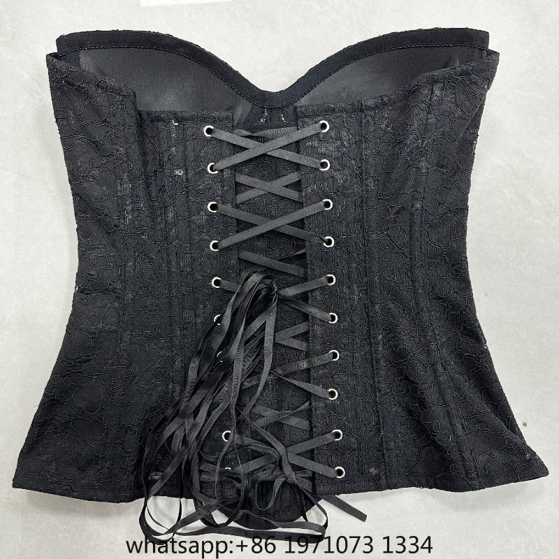 Women Lace Corset Bustier Over - Boning Corset Steel ulasan dan harga