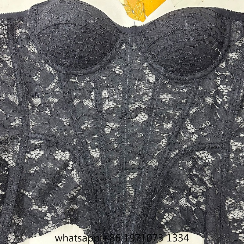 Women Lace Corset Bustier Over - Boning Corset Steel ulasan dan harga