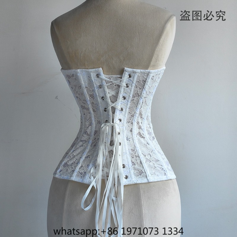 Women Lace Corset Bustier Over - Boning Corset Steel ulasan dan harga