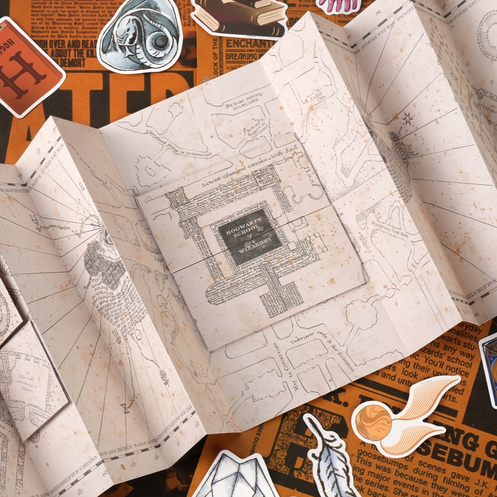 1PC Map Of The Marauder's Scho - Prop For Cosplay ulasan dan harga